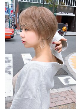 サンド 銀座(sand) 【sand 銀座】ハイトーンな可愛いショートボブ