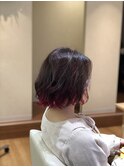 【ASPILEAF】インナーカラー ふんわりボブ