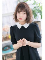 ミック 日暮里店(miq) シースルーバングがcute!Aラインの小顔ミディa