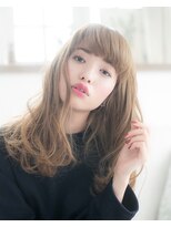 クロエバイラヴィズム 上越高田西店(CLOE by LUVISM) ミルクティーベージュ×重ためロブ