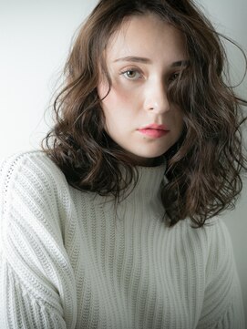 カバーヘア ブリス 上尾西口店(COVER HAIR bliss) 濡れ髪セミウェットウェーブ小顔ワンレンボブw上尾20代30代40代