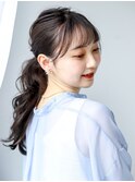 ヘアセット/髪質改善/前髪カット/イルミナカラー/ヘッドスパ