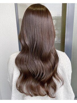 リル(Lille 橋本) カーキアッシュ_冬カラー_くびれヘア_メルティカラー2