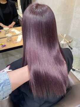 ベレーザ 渋谷(BELEZA) ba738_透明感パールベージュハイトーンカラーシースルーバンク