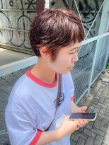 トゥコ(tuco)&nbsp;インナーカラーデザインカラー個性的ベリーショートオレンジ