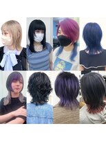 グラスペディア(graspedia)&nbsp;ウルフスタイリング　広島派手髪