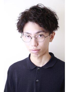 ヘアシルバ(HAIR SILVA) ツイストスパイラルパーマ×アップバングツーブロック