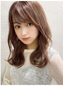 ひし形ミディ くびれスタイル オレンジベージュ10代20代30代
