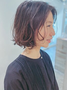ホリデイズ ケアアンドスパ 練馬 豊島園(HOLIDAYS) 【HOLIDAYS】抜け感パーマ×ボブ
