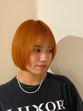 トープ(taupe) オレンジボブ