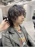 メンズライク前髪メンズウルフ束感カジュアルツイストスパイラル