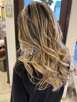 ヘア メイク ココ(hair make coco) コントラスト★抜きっぱなしハイライト