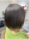 小顔効果も♪シンプル前下がりボブ20代30代40代50代60代