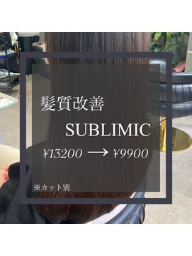 ヴィオラスバイポッシュ ギンザ(Violus by Posh GINZA) 髪質改善byサブリミック(酸熱トリートメント)