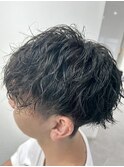 ツイストスパイラルパーマ/刈り上げ