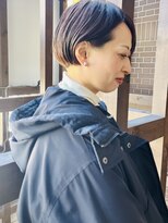 ヘアメイク マルナ 本店(HAIR MAKE MALUNA) 【MALUNA ヒマワリ】ミニボブ×柔らかシアーベージュ