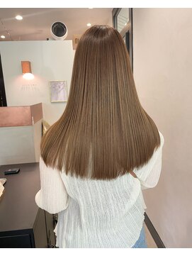 オーバーツー(over-two) ブリーチ無し積み重ねベージュ