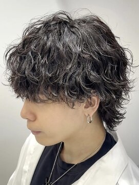 レタッチ バイ フィフス 天神大名(RETOUCH by fifth) 波巻きスパイラルパーマツイストパーママッシュメンズパーマ束感