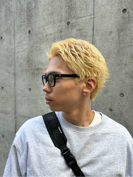 刈部倶楽舞 ブロンドスパイキーショート！