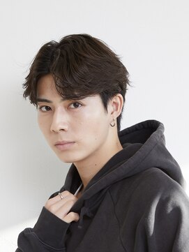 メンズサロンドットリアン(dot. lien) メンズセンターパートナチュラルフェザーパーマ