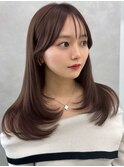 大人綺麗なレイヤースタイル/モーヴミルクティー/20代30代40代