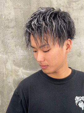 メンズサロン キング 梅田店(Men’s salon K!ng) 波巻きツイストスパイラルパーマ/フェザーパーマ/眉毛/メンズ