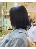 切りっぱなしボブ