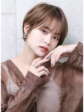 ルアン 大分駅店(ruen) ショートカットマッシュショート大分ショートヘア30代40代50代