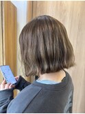 切りっぱなしボブ