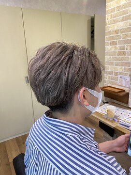ヘアーガーデンミルクティー 新潟大学前店(Hair garden Milk tea) silver greige