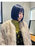 ボブ/ケアブリーチ/ベージュ/ブリーチ/ダブルカラー/表参道