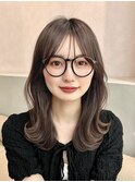透明感カラー×似合わせレイヤーカット