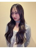 韓国スタイル/透明感カラー/顔周りレイヤー