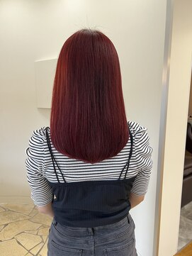 ベンチ(bench) ブリーチなしダブルカラー/ローズヒップ/千葉美容室