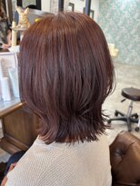 ハグヴィアン(HUG BIEN)&nbsp;ピンク×レイヤーボブ