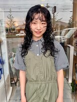 エレッタプロデュースドバイアリュール(Eletta Produced by ALLURE)&nbsp;黒髪パーマ