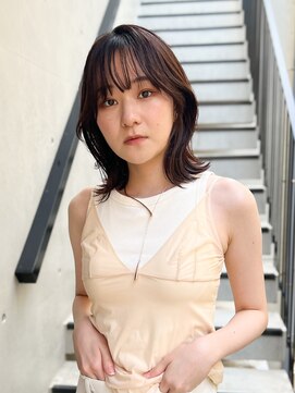 シュク 高円寺(SYUK) くびれミディアム/大人可愛い/後れ毛【kanna高円寺SYUK】