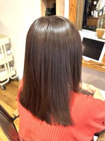 トモリヘアルーム (tomori Hair room)&nbsp;ネオメテオストレート 美髪ミディアムレイヤー
