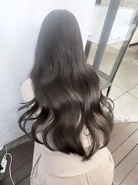 エレ 博多(ere) 【ere博多：川崎】オリーブベージュ×透明感カラー×韓国巻き