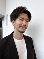 ロンドアベニール 北千住(Lond avenir)&nbsp;men's/メンズ/ブルーブラック/フェザーパーマ/サーフカール/