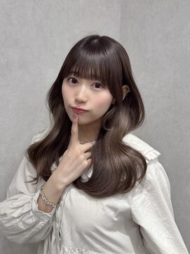 ビューレイギンザ(VIEW LEI GINZA) 透明感カラー/顔まわりカット/マロンベージュ