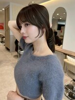 ジーナ 渋谷駅前(Zina)&nbsp;髪質改善＊顔周りレイヤー暗めカラー＊美髪【Zina渋谷駅前】