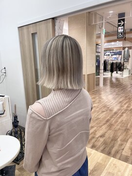 キセイ イオンモール新利府北館店(KISEI) 【アンブレラカラー】ミルクティー×グレージュ