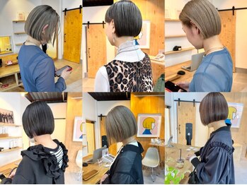 イロ(ilo created by grace)の写真/【井尻駅徒歩1分】ショートやボブは繊細なカットが重要。周りと差がつくトレンドスタイルへ仕上げます!