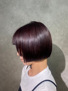 黒髪/クラゲヘアー/オリーブグレー/小顔/ココアベージュ/茨木 