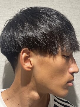 ヒロギンザ 大阪本店(HIRO GINZA) 前下がりマッシュスタイル