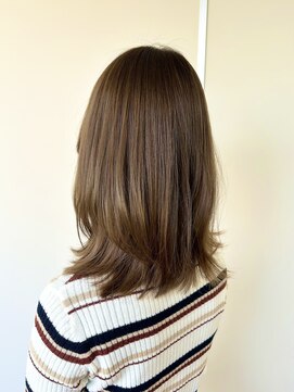 ナゴミノヒトトキ(NAGOMI NO HiTOTOKi) エアリーレイヤー　くすみベージュ