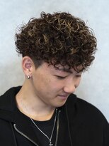 スター(STAR)&nbsp;メンズカット×スパイラルパーマ×メッシュ