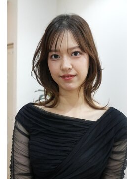 シルクレイ 高田馬場(Silk-lei) レイヤーボブ×大人陰影ナチュラルメイク