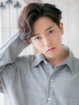 グルーミングサロン バーバー キャッスル 北浦和西口(Grooming salon Barber Castle)&nbsp;かき上げ七三分けカルマパーマ清潔感スマートマッシュa北浦和